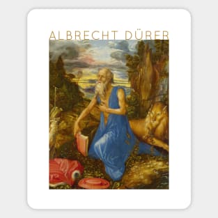 Albrecht Dürer - St. Jerome in The Wilderness Magnet